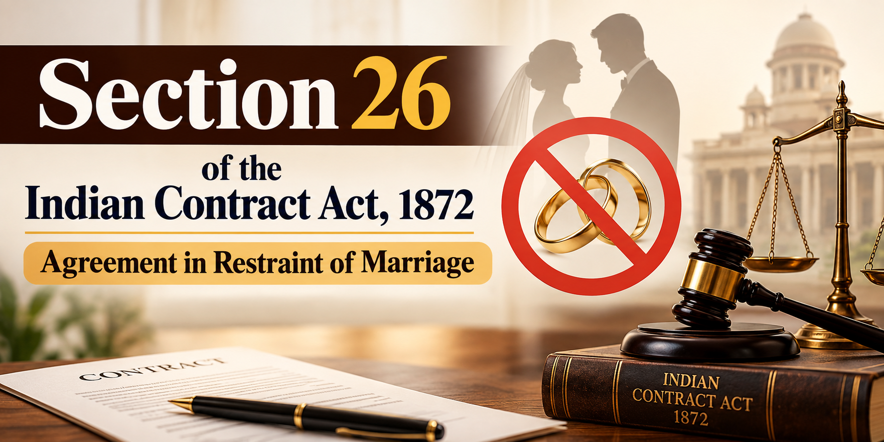 section 26 – indian contract act – agreement in restraint of marriage