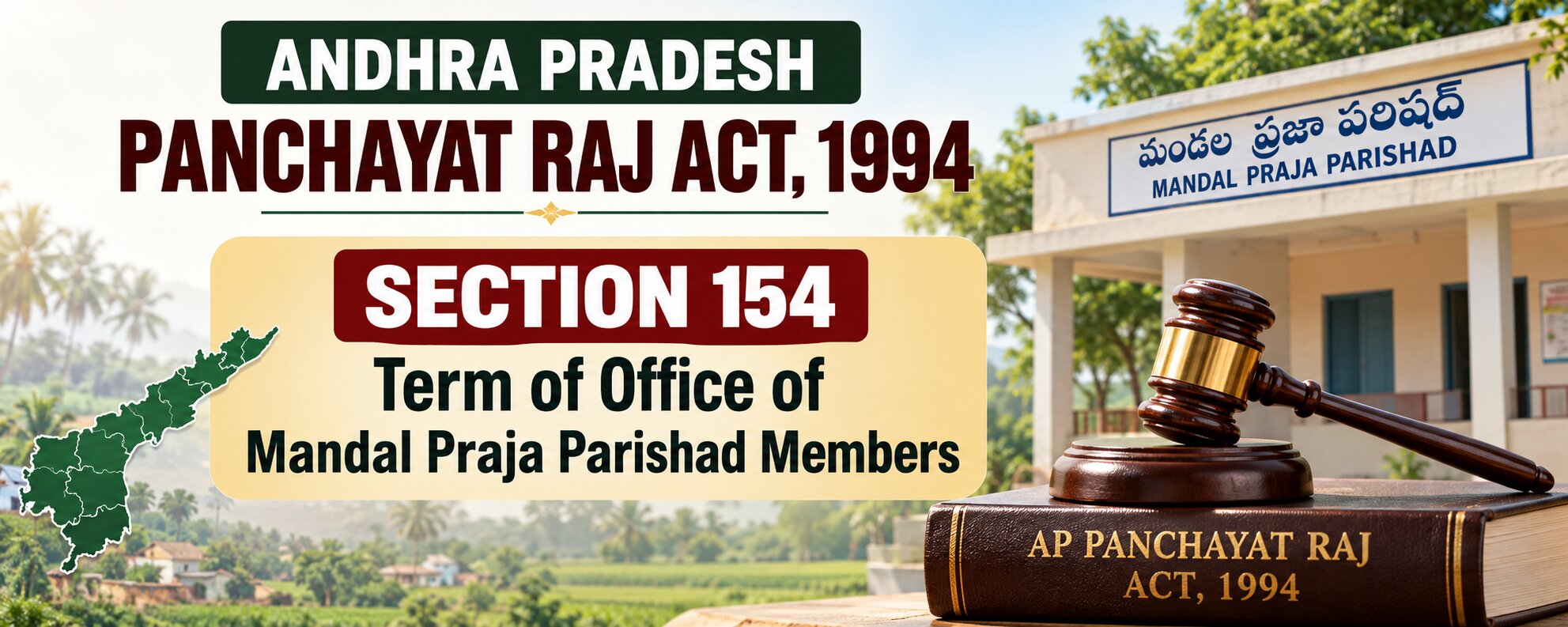 andhra pradesh panchayat raj act section 154