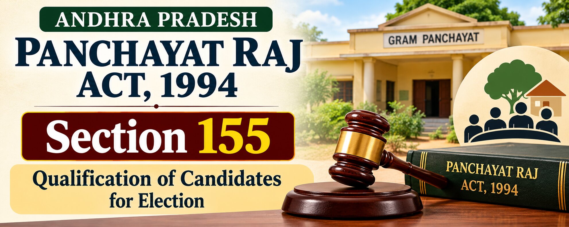 andhra pradesh panchayat raj section 155