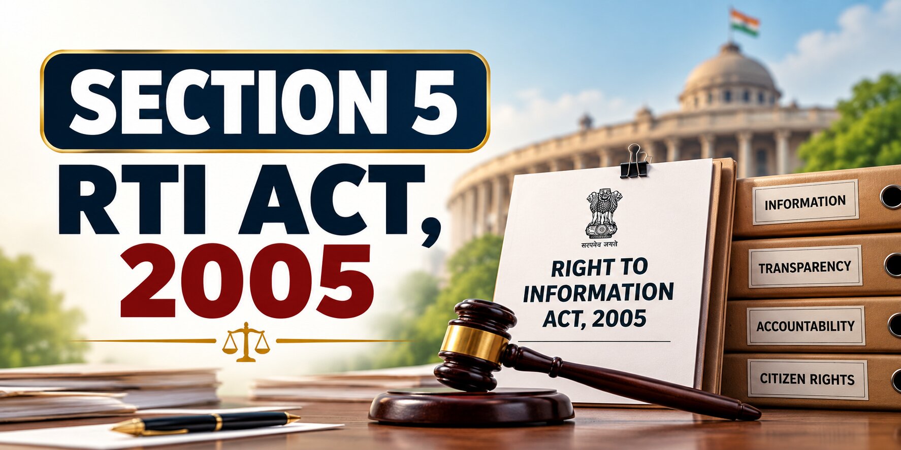 rti act 2005 section 5