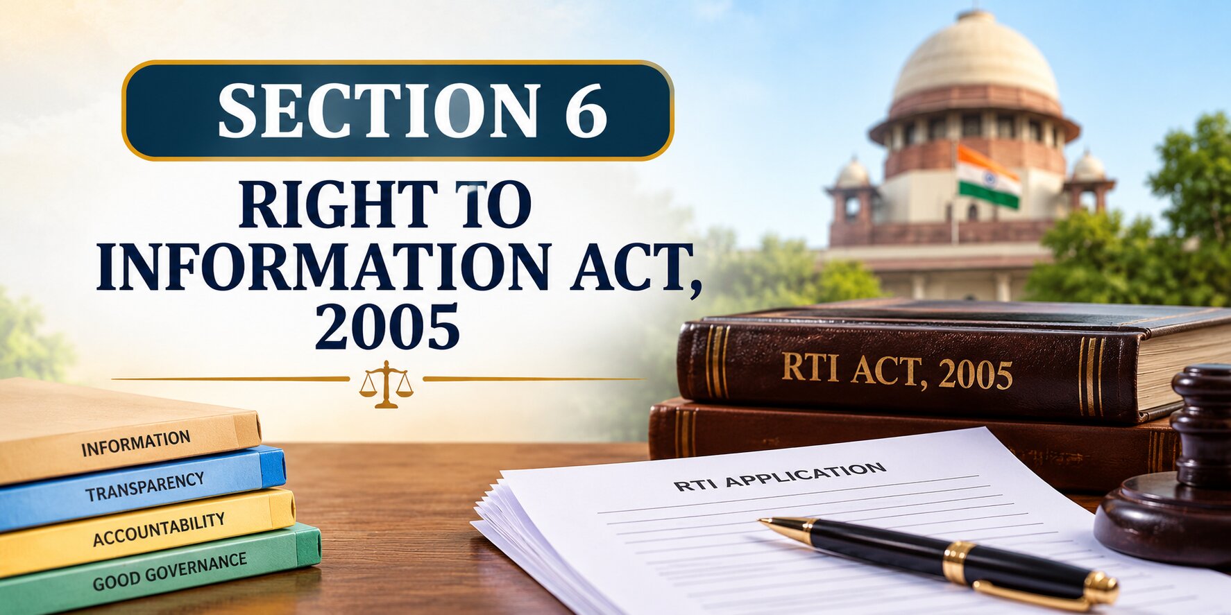 Section 6 – RTI Act 2005 – Request for obtaining information rti section 6 right to information