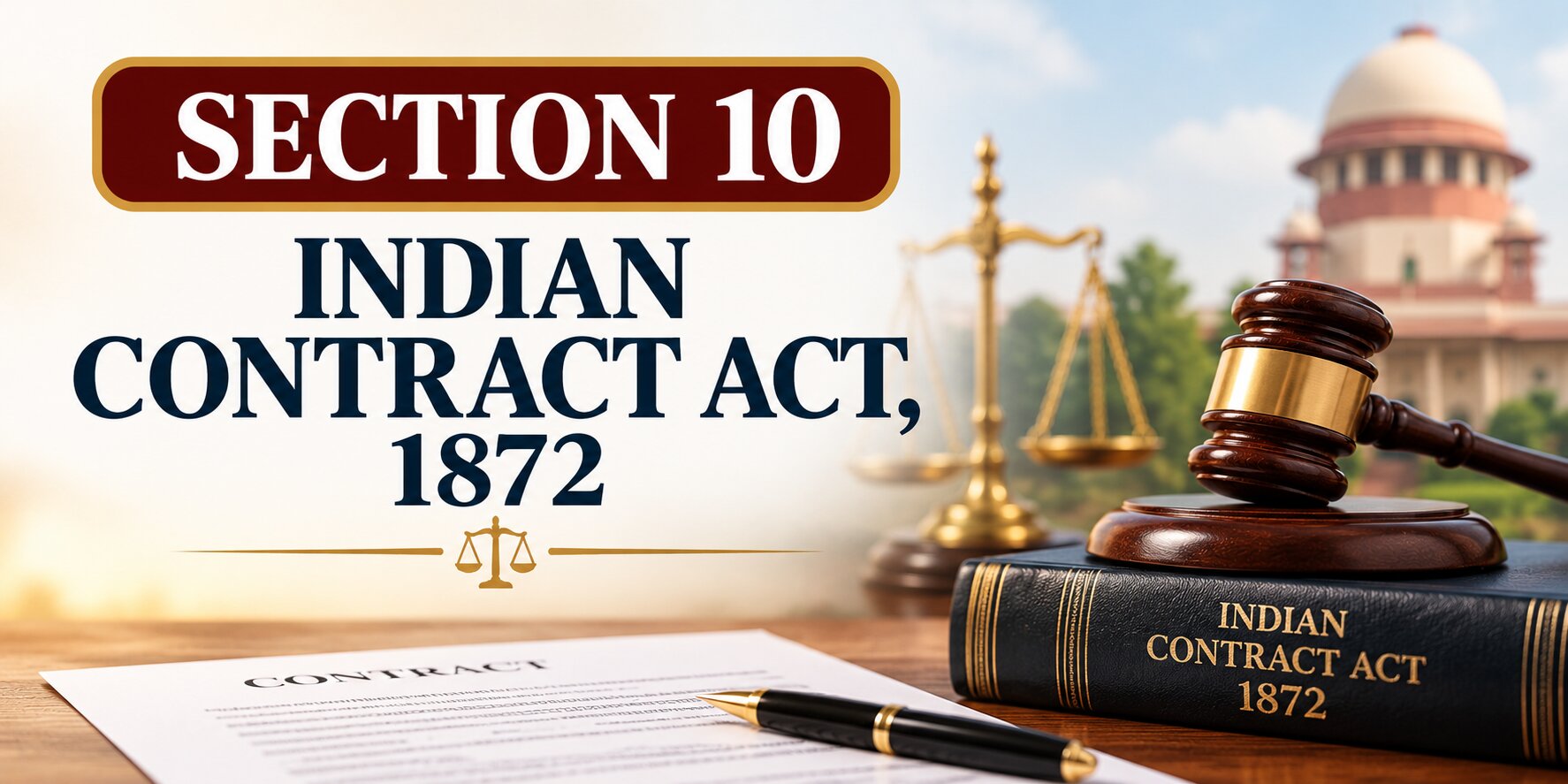 Section 10 - Indian Contract Act, 1872 section 10 indian contract act 1872