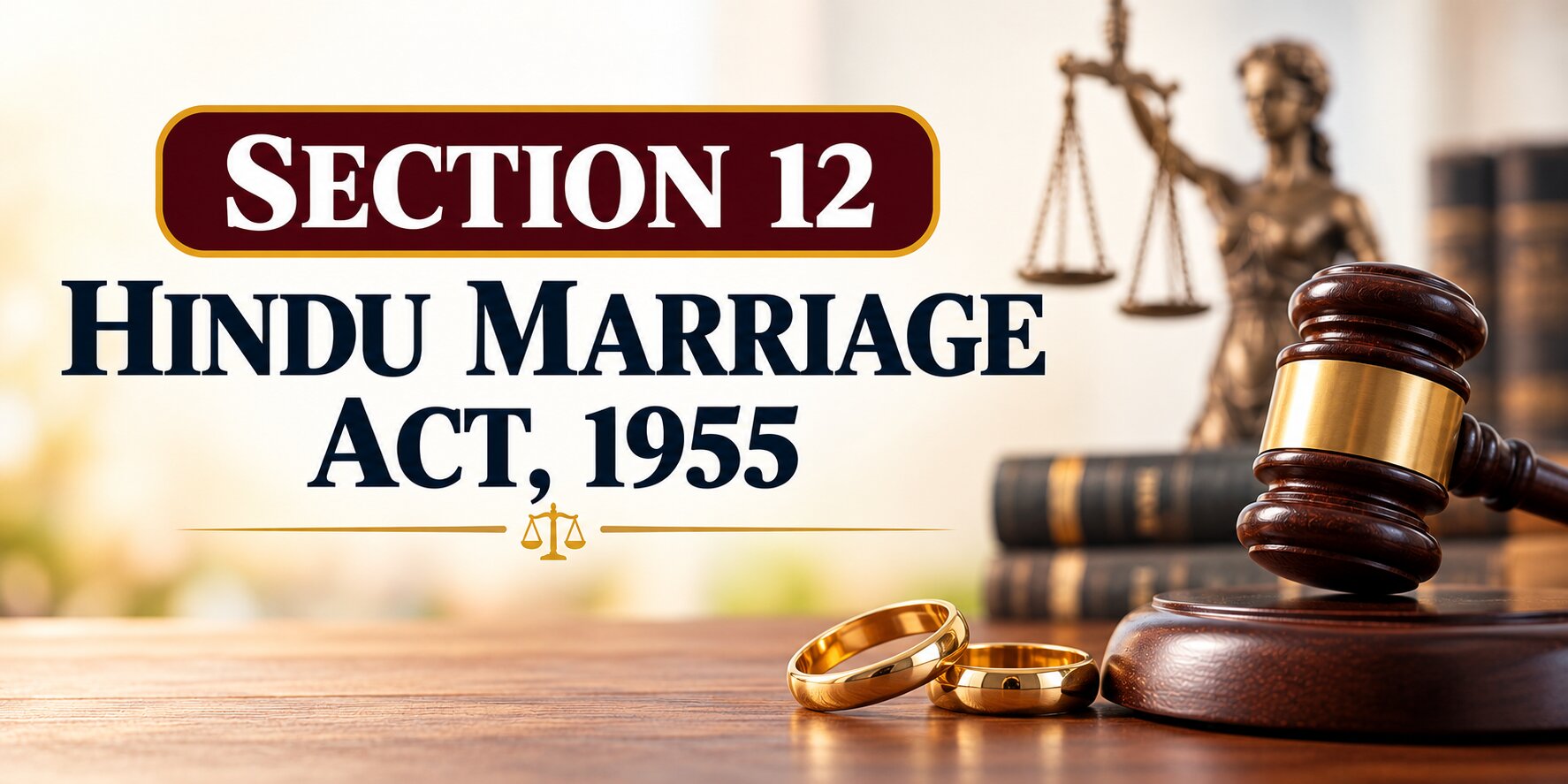 Section 12 – Hindu Marriage act - Voidable marriages section 12 hindu marriage act, 1955