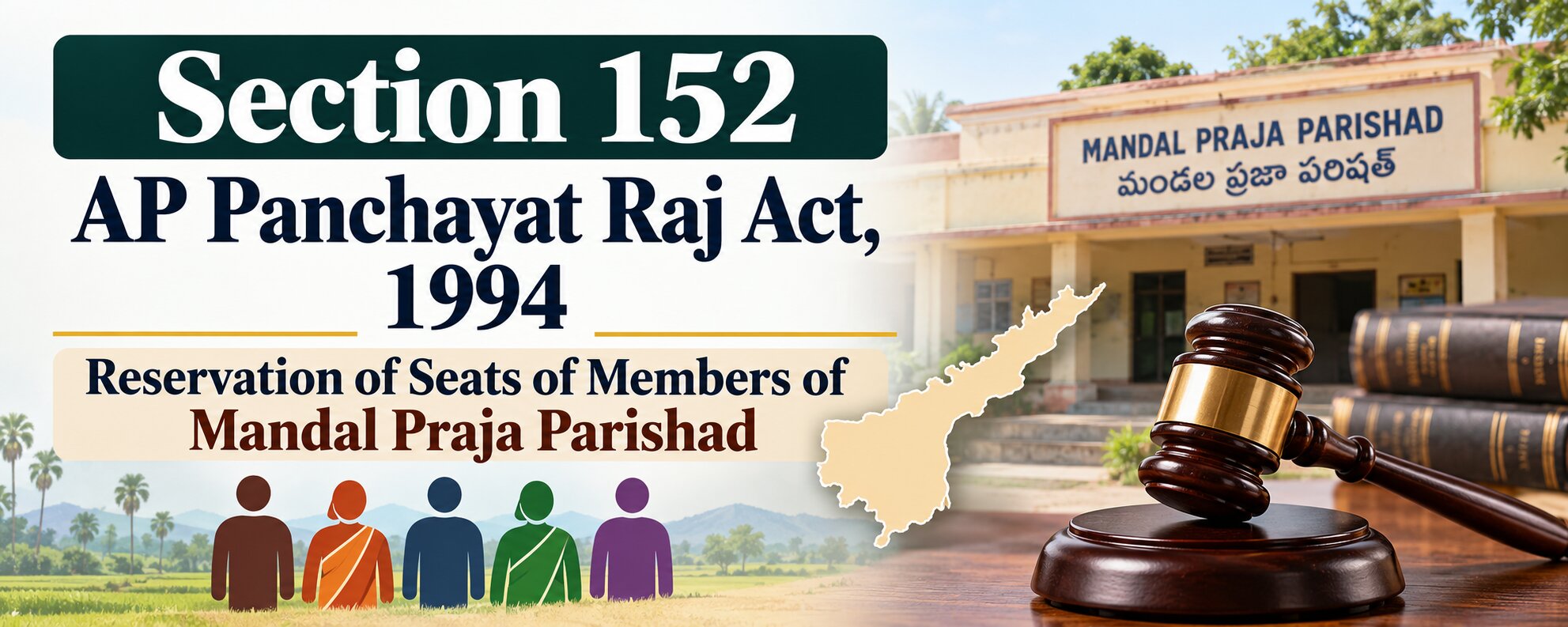 Section 152: AP Panchayat Raj Act 1994 section 152 mandal praja parishad reservations