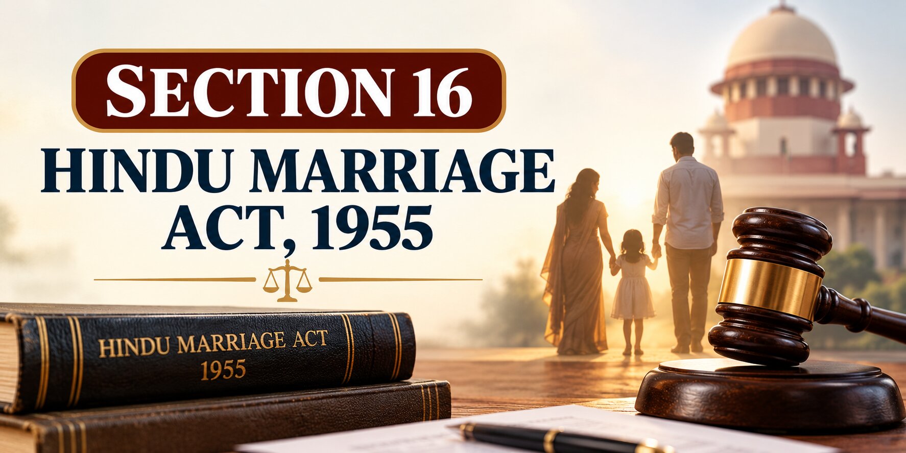 section 16 hindu marriage act 1955