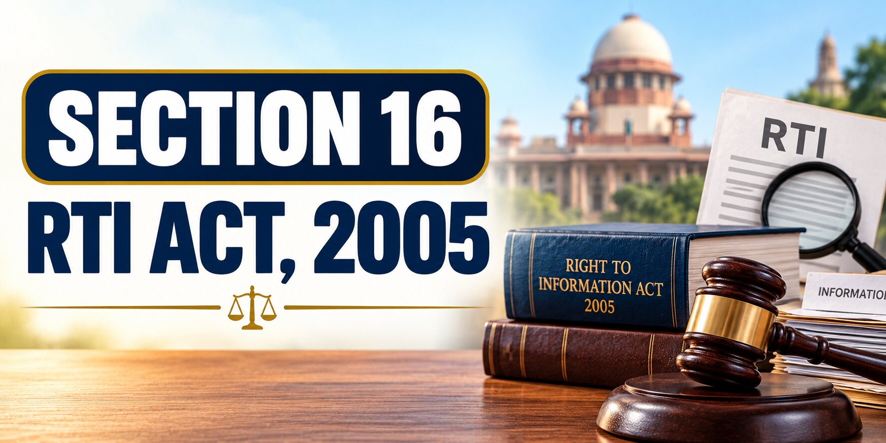 section 16 rti act 2005 banner