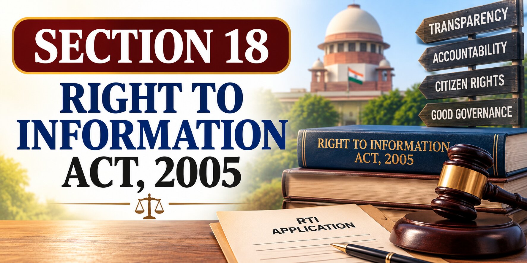section 18 right to information act