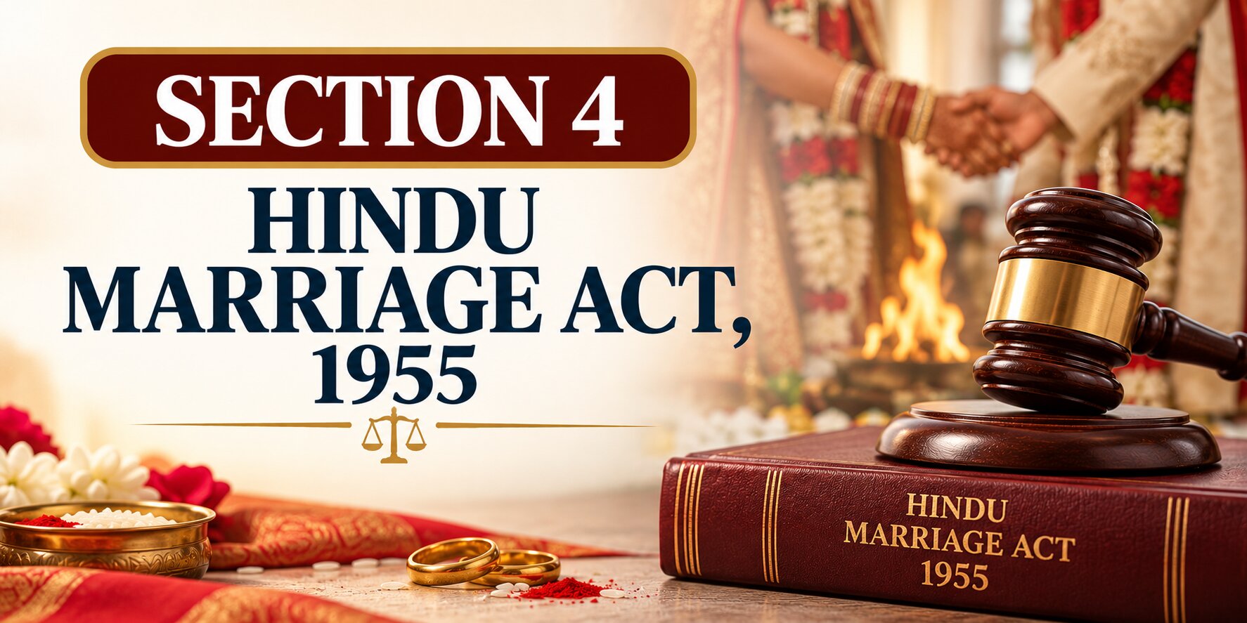 Section 4 in Hindu Marriage Act, 1955