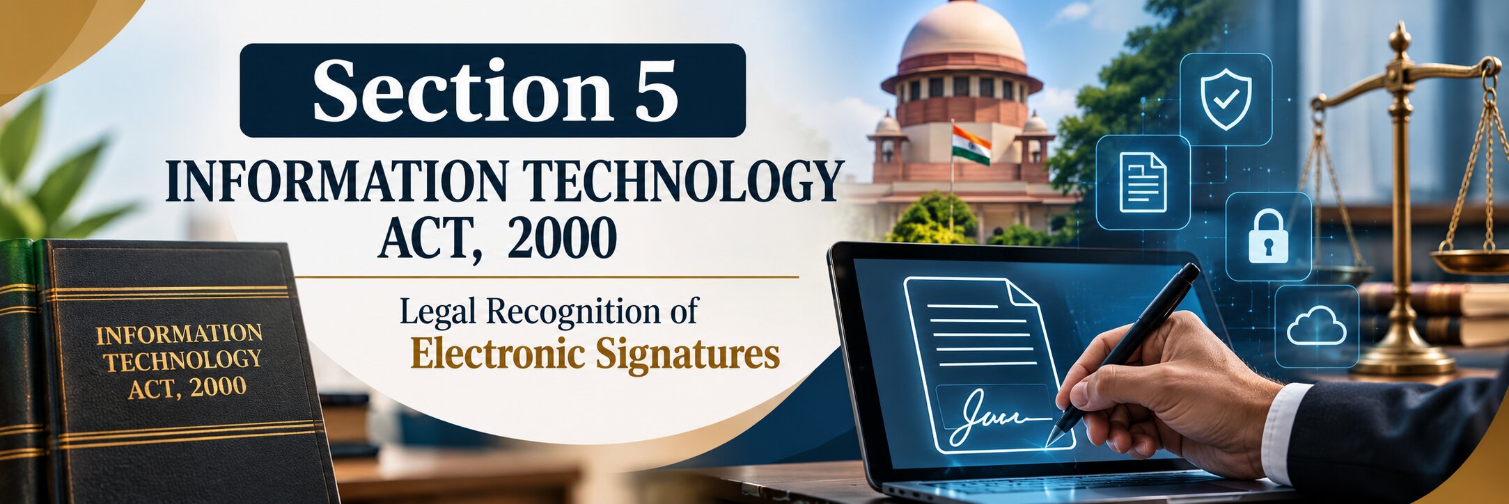section 5 electronic signatures in india