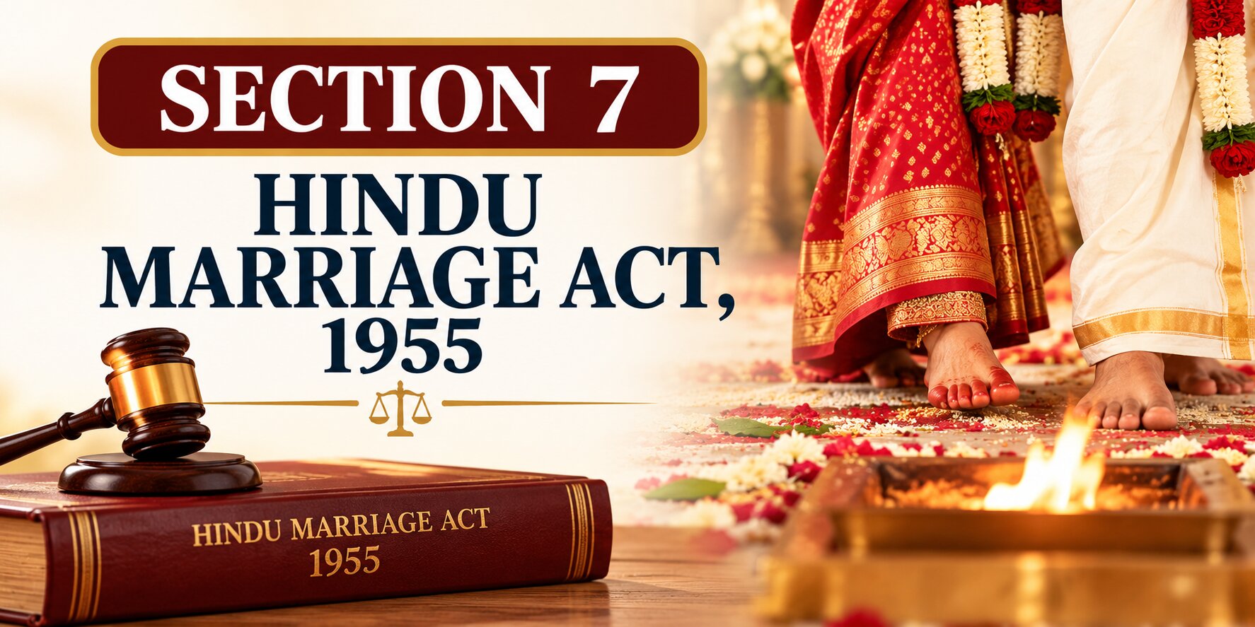 Section 7 - Hindu Marriage Act, 1955 – Ceremonies for a Hindu marriage section 7 hindu marriage act 1955