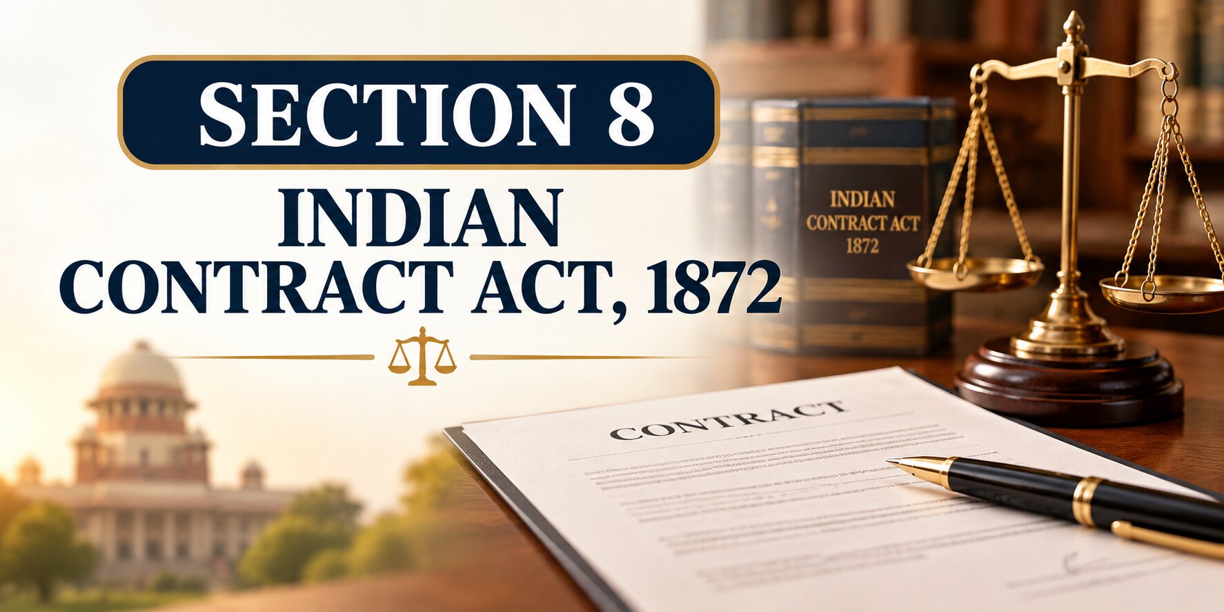 Section 8 - Indian Contract Act, 1872 section 8 indian contract act 1872