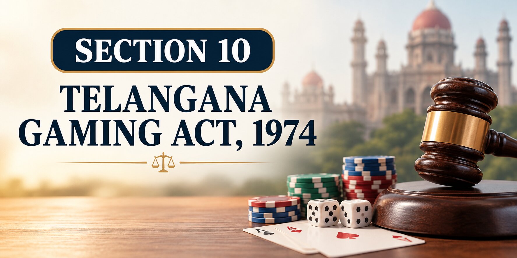 Section 10 – Telangana Gaming Act, 1974