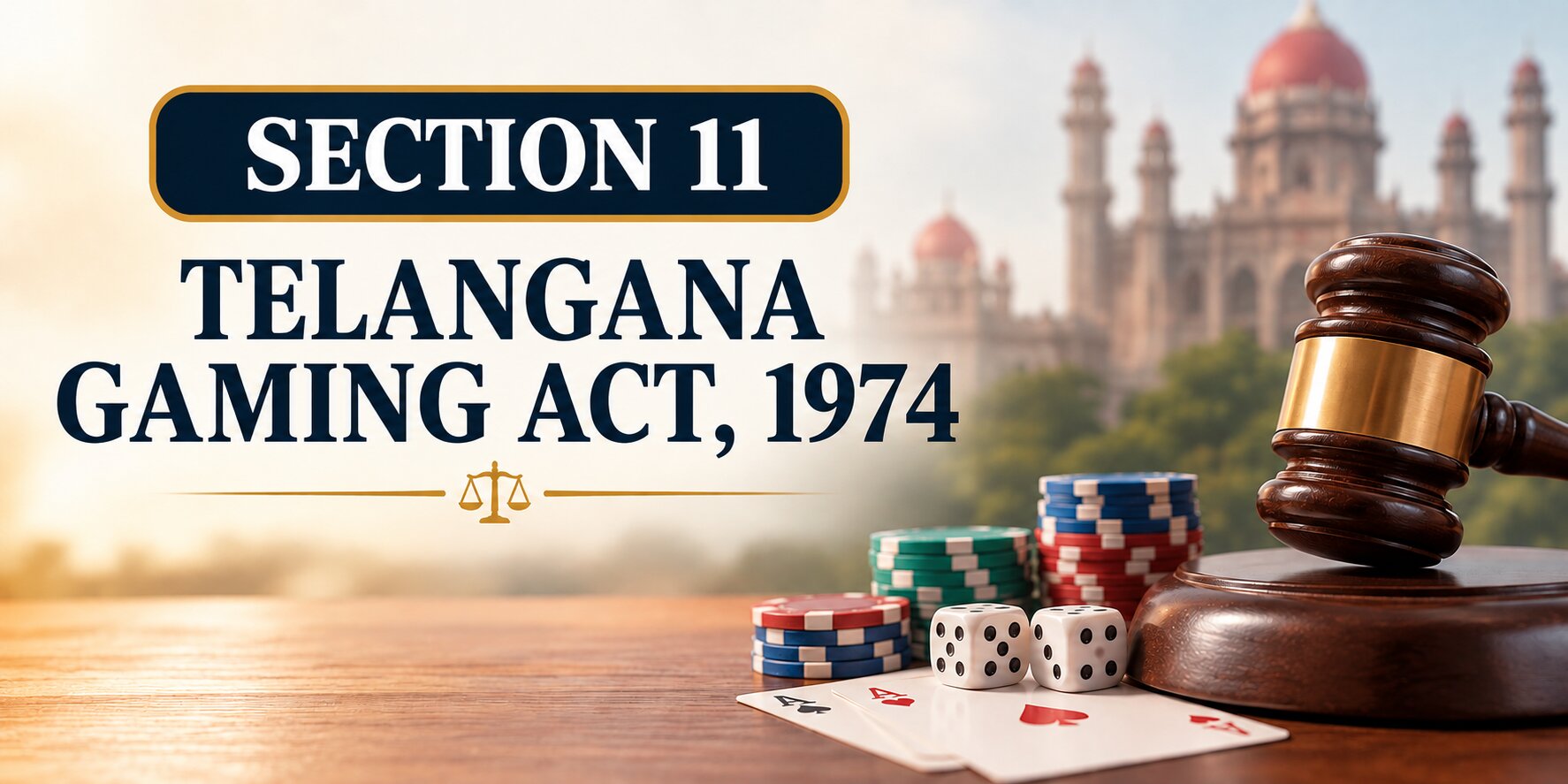 Section 11 – Telangana Gaming Act, 1974